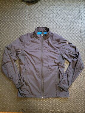 KUHL Men's "The One" Jacket, Nylon, Windproof, Fleece Lined, Blue, Medium, Used